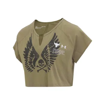 Under Armour Crop Tops Women's Brown