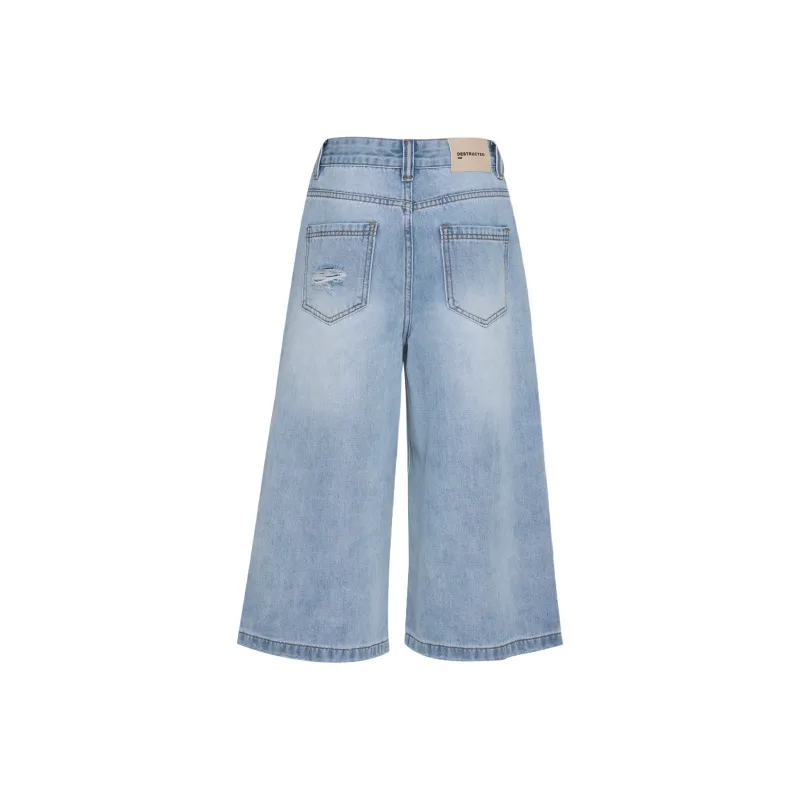 Rose Denim Shorts Women's-1