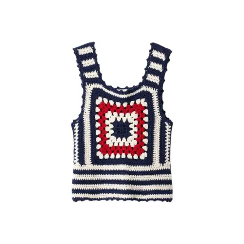 MIU MIU Tank Top Women's Marine Blue