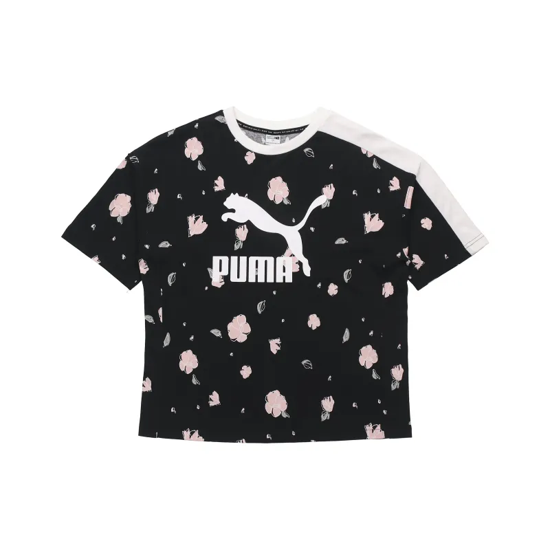 PUMA Raglan Sleeve T Shirt Women's Black-0
