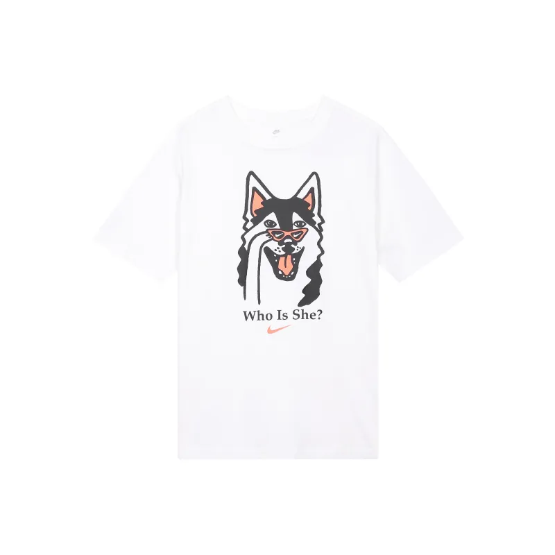 Nike Drop Shoulder Sleeve T Shirt Women's White-0