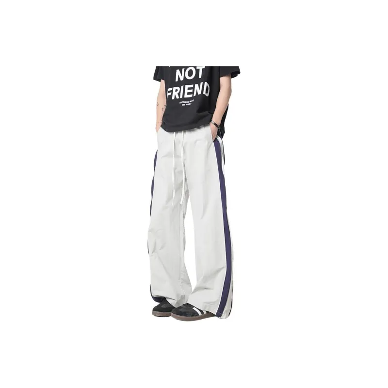 HOKLV Casual Pants Unisex Black-4