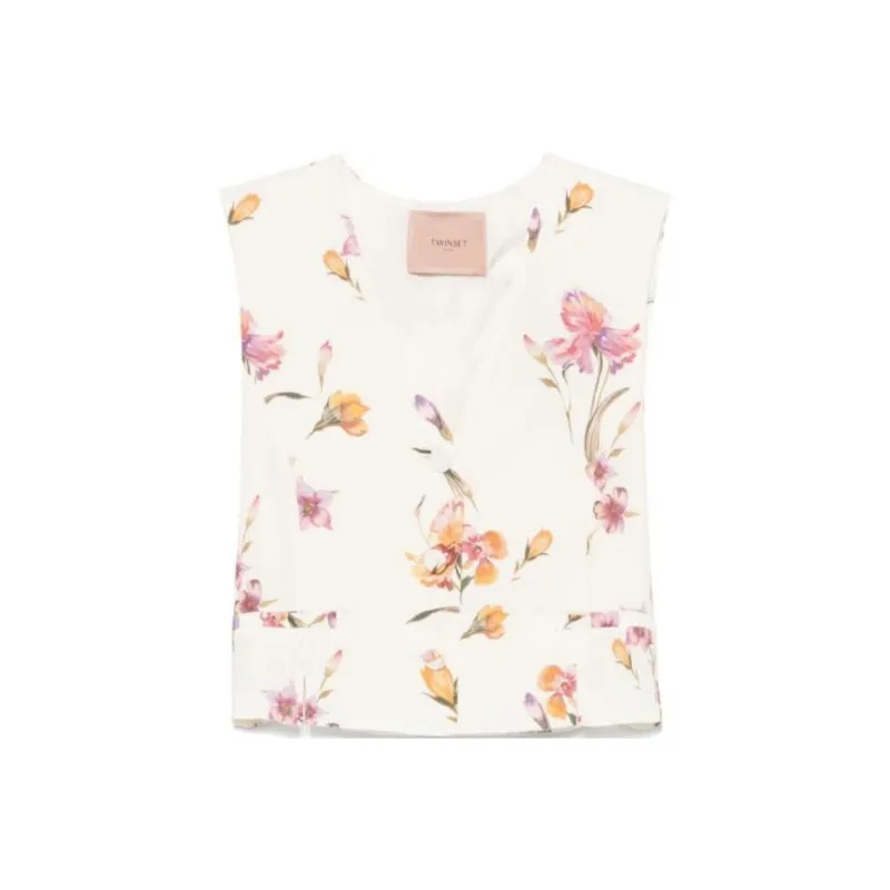 Twinset Floral print Waistcoat-0