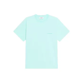 Balenciaga BB ICON T Shirt Women's Light Green Loose Fit Style