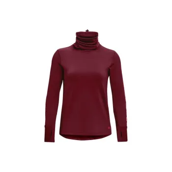 Under Armour Straight Long Sleeved T Shirt Women's Red