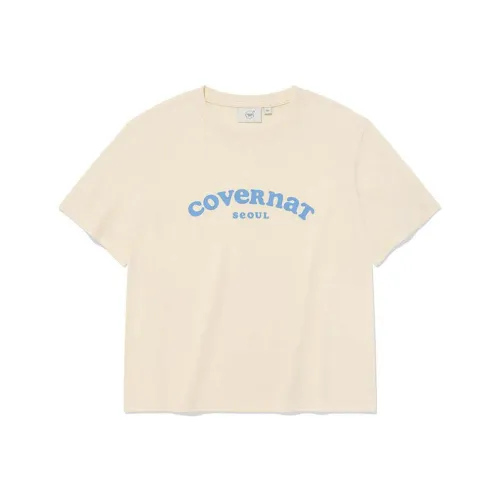COVERNAT T Shirts Women's Cream