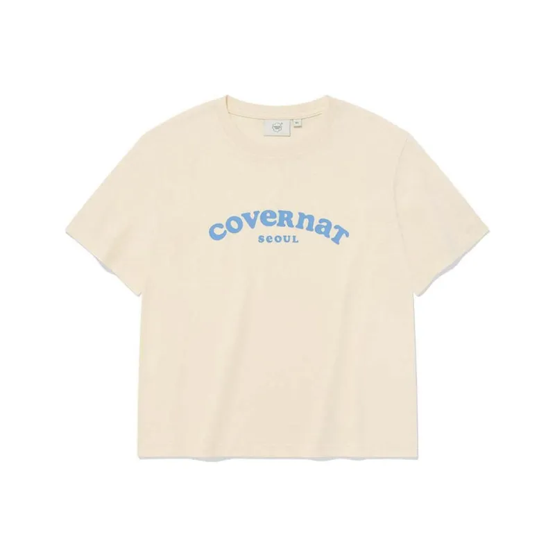COVERNAT T Shirts Women's Cream-0