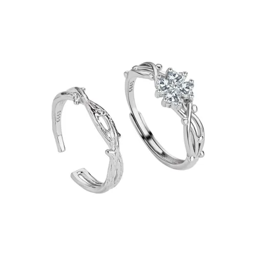 DAWO S999 Fine Silver Rings Unisex