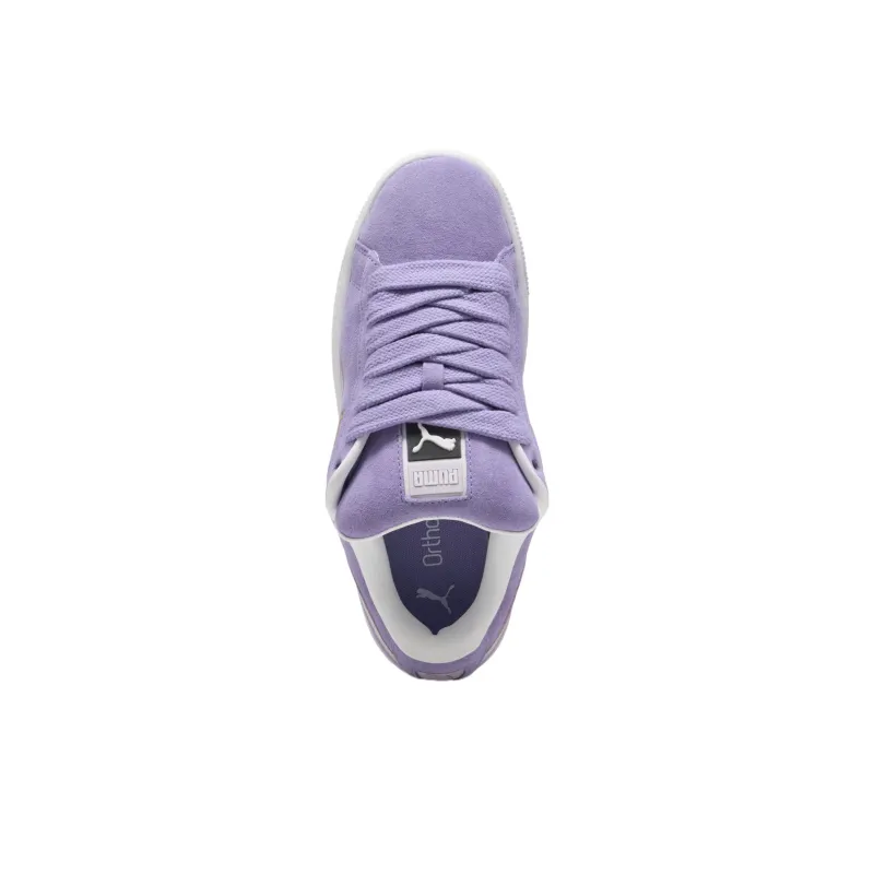 PUMA Suede XL Slip Resistant Cushioning Abrasion Resistant Low Top Skateboard Shoes Women's Lilac Purple-3