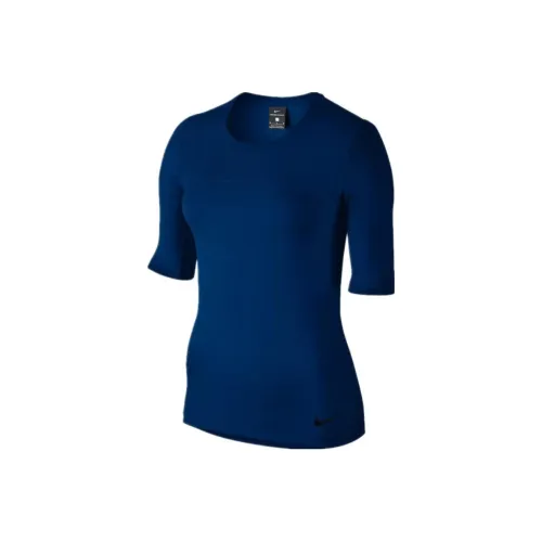 Nike T Shirts Women's Dark Blue