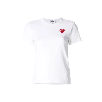 CDG Play Mini Heart Tee 'White'
