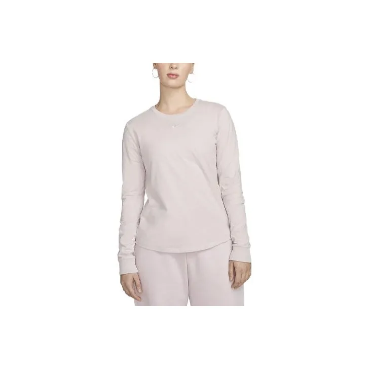Nike Sportswear Essentials Series T-Shirt Women's White Gold Purple-0