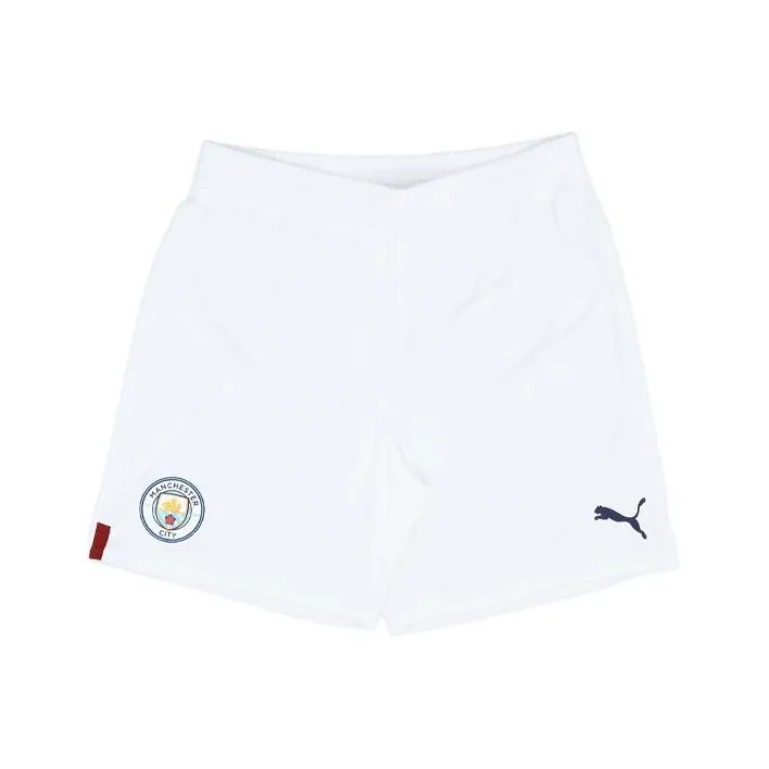 PUMA Manchester City Home Soccer Bottoms Men White-0