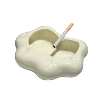 Meter Living Room Creative Ceramic Ashtray, Minimalist Style Fashion, Unique Styling
