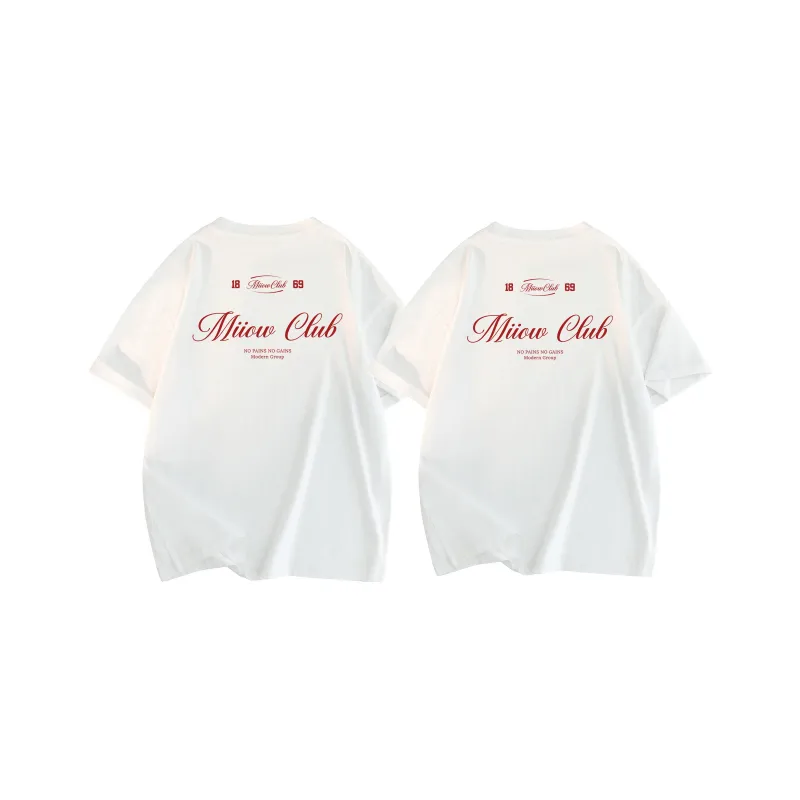 MIIOW Trend Party Series Short Sleeved T Shirts Women's 2 Pack-16