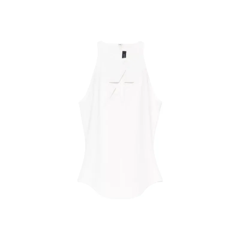 Mugler Star motif Tank Top-0