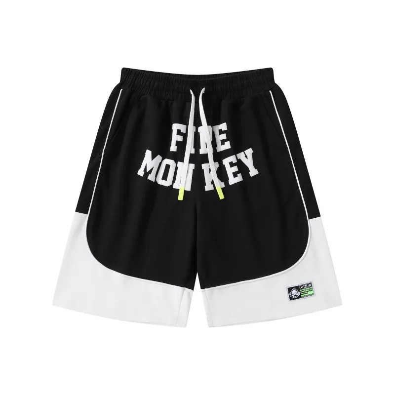 FireMonkey Sports Shorts Unisex White-5