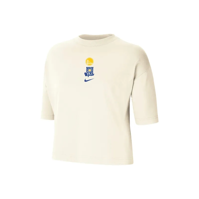 Nike T Shirts Women's Ecru-0