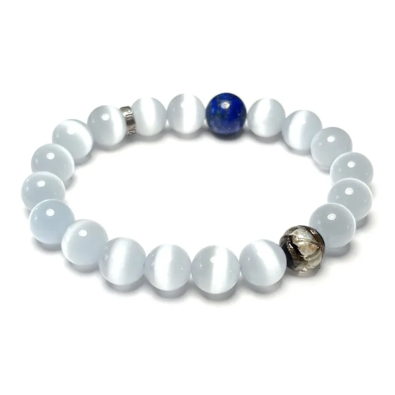 CUIJING Glass Cat Eye Bracelets Unisex-1
