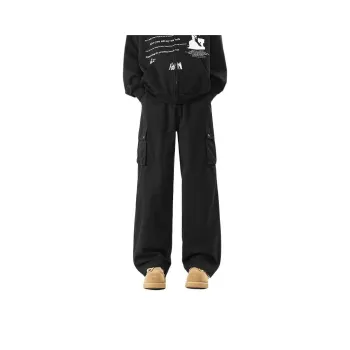 NOME Minimalist Style Multi Pocket Workwear Casual Pants Unisex