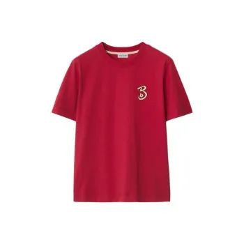 Burberry B Snake Cotton T shirt