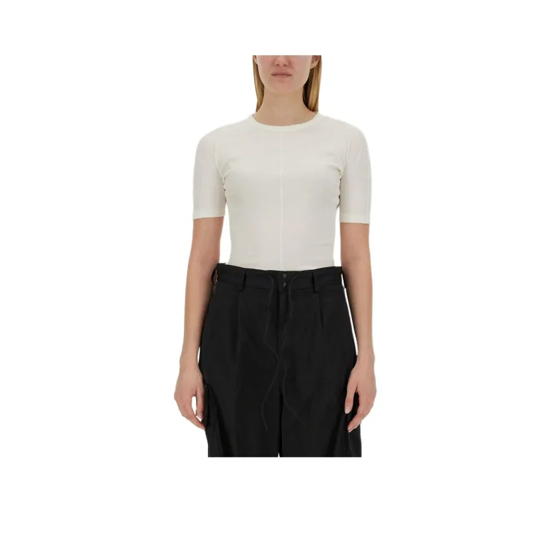Y 3 T Shirts Women's White-0