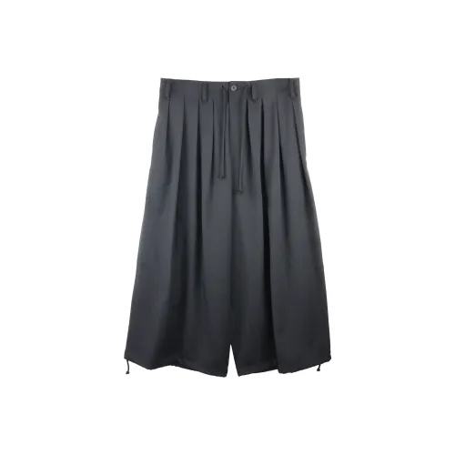 Yohji Yamamoto Pour Homme 블랙 남성 캐주얼 팬츠