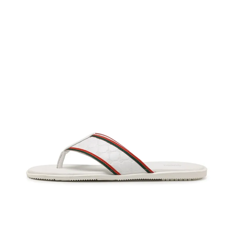 Dunnu Rubber Sole Abrasion Resistant Flip Flops Men's-4
