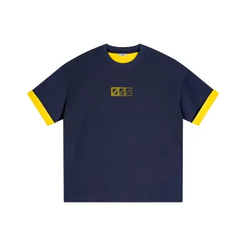 Warrior T Shirt Unisex Light Blue/Navy Blue