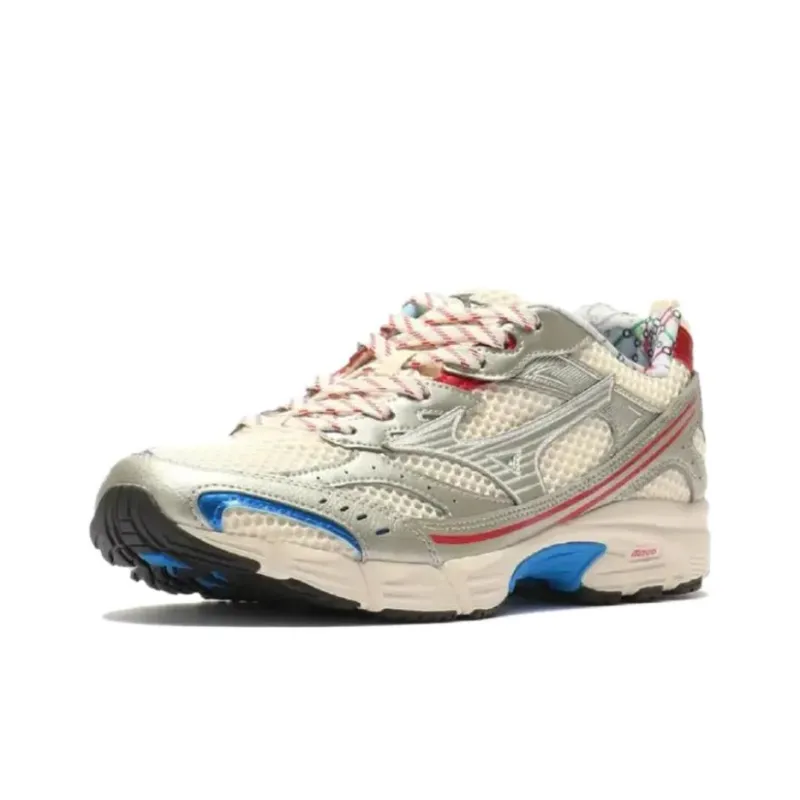 Mizuno MXR Slip Resistant And Breathable Low Top Running Shoes Unisex Ecru-1
