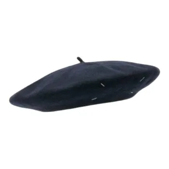 Maison Margiela Four Stitch Logo Knitted Beret