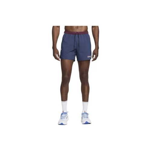 Nike Men's Dry 5 inch Short Lined Running Shorts Casual Shorts Men's Marine Blue