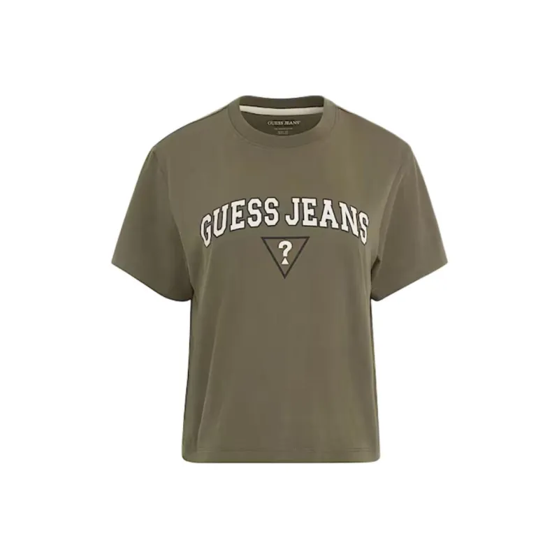 GUESS T-Shirt Women's Olive Green-0