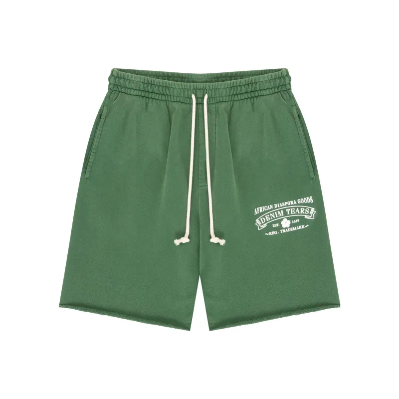 Denim Tears Sports Shorts Unisex Green-0