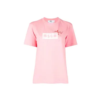 MSGM T Shirts Women's Pink