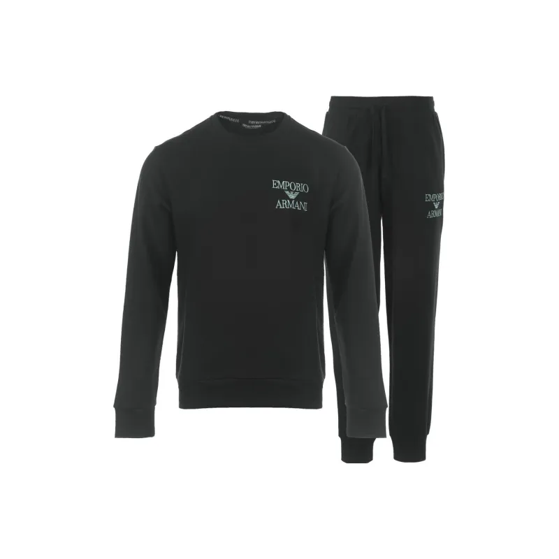 EMPORIO ARMANI FW23 Sweatshirt Set Men's Black-0