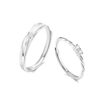 BLANK IN BLANK Sterling Silver Rings Unisex