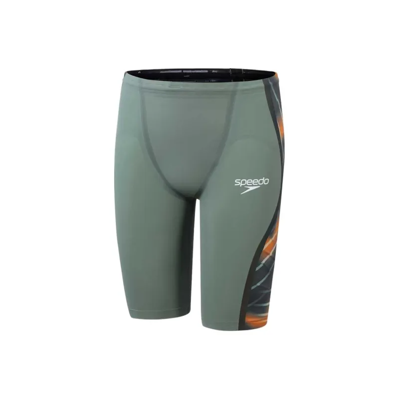 Speedo Swimming Shorts Men's Green/Orange-0