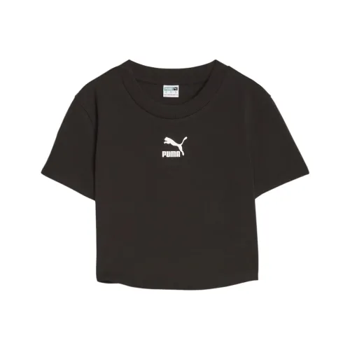 PUMA Essentials T Shirts Women's Black