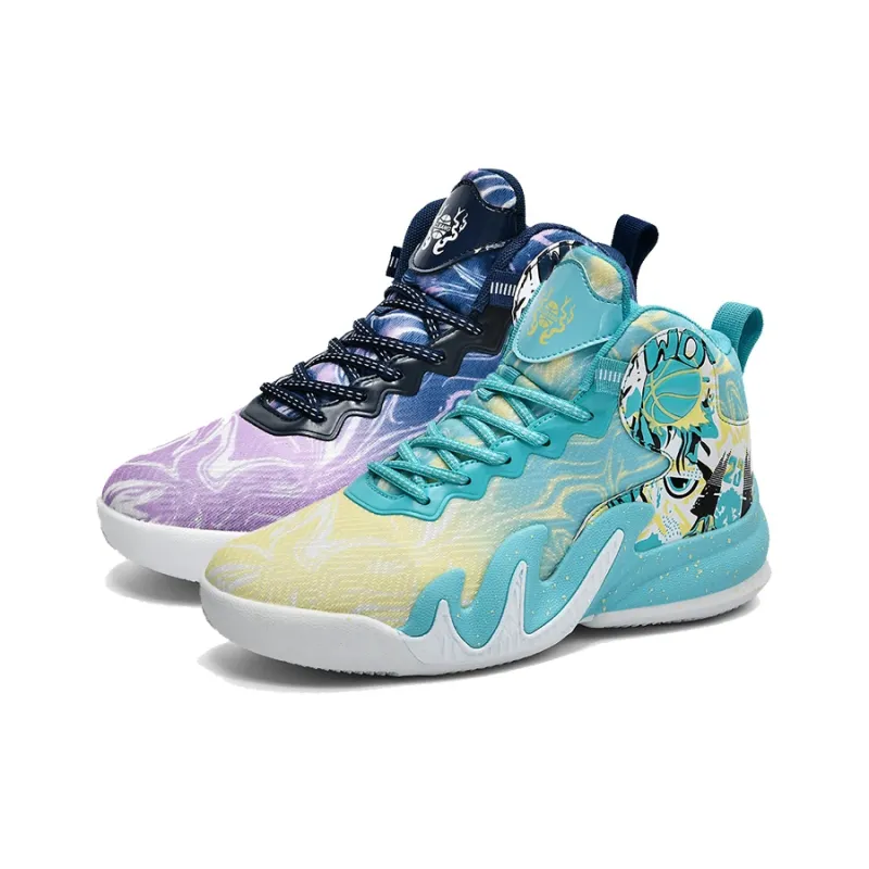 MUSNODO Shock Absorbers Slip Resistant, Abrasion Resistant, Breathable Mid Top Basketball Shoes Men's-64