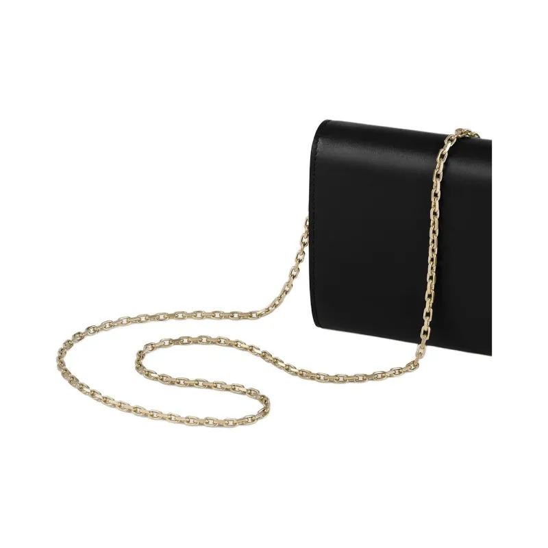 CARTIER Calfskin Wallet Women's Black-2