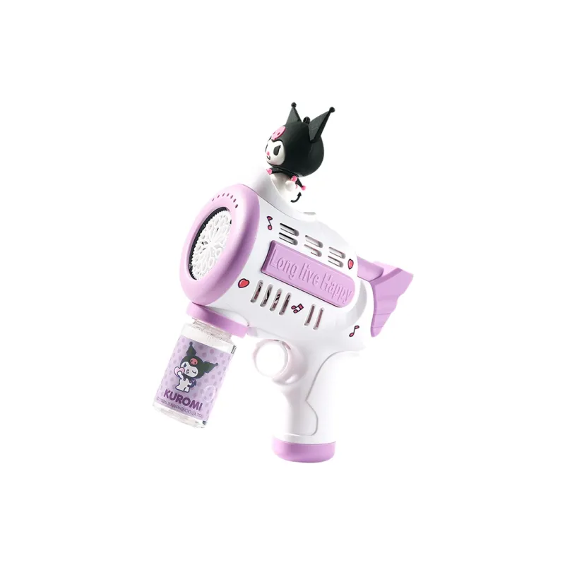 Sanrio Hello Kitty, Kuromi, My Melody, Cinnamoroll Handheld Multi Hole My Melody Kuromi Hello Kitty Bubble Machines-8