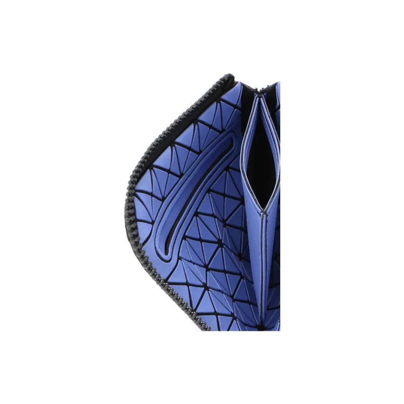 ISSEY MIYAKE Clam Wallet Zip Closure Design Wallet Unisex Lavender-2