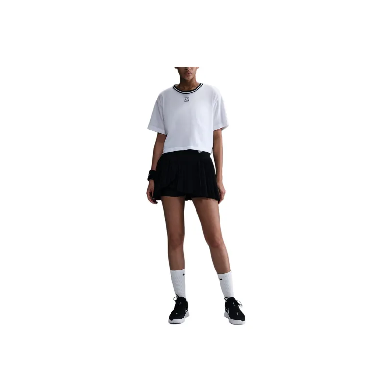 Nike Heritage Women's Dri FIT Short Sleeve Cropped T Shirt-0