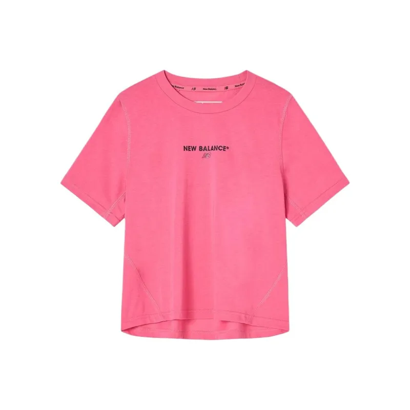 New Balance T Shirt Women's 25 Pink-0