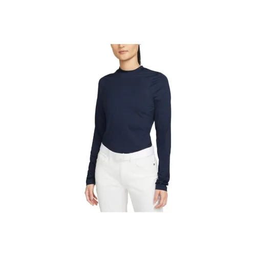 Nike T Shirts Women's Blue