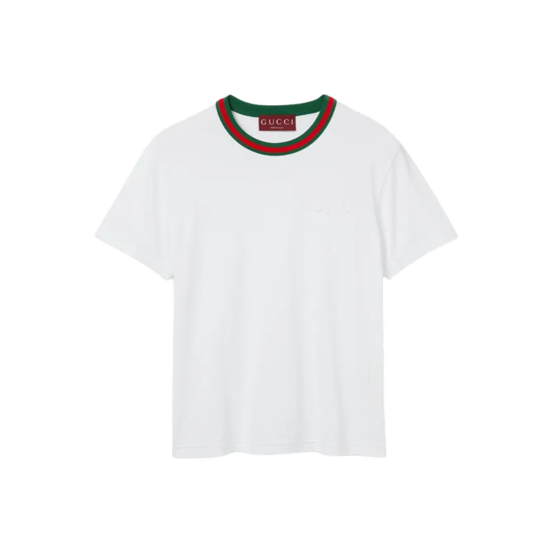 GUCCI Logo Detailed Crewneck T Shirt-0