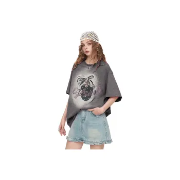 ELF SACK Drop Shoulder Sleeve T Shirt Women's