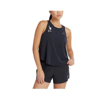 New Balance NYC MarathonDrapey Tank Tops Women's Black