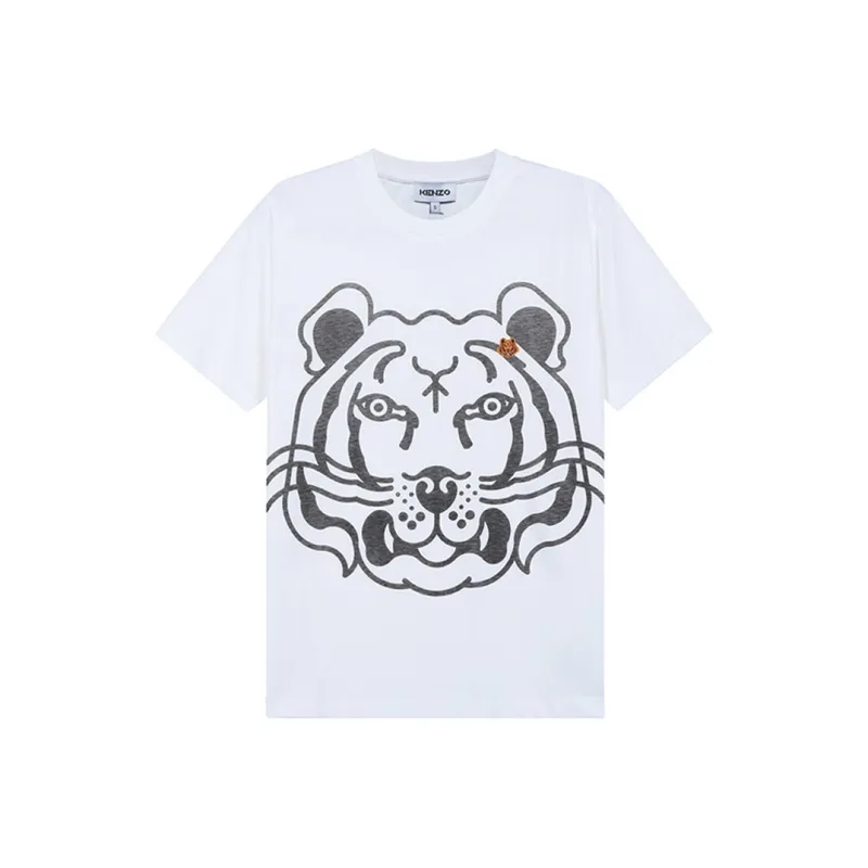 KENZO Classic Tiger Head T Shirt Women's White-0